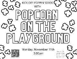 Popcorn on the Playground Flyer
